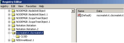 Registry editor